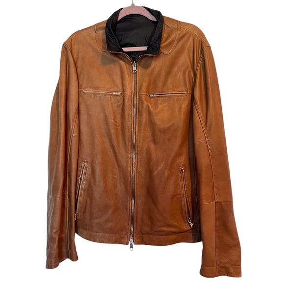 Brunello Cucinelli Other - Brunello Cucinelli men’s 100% Leather Jacket size Large